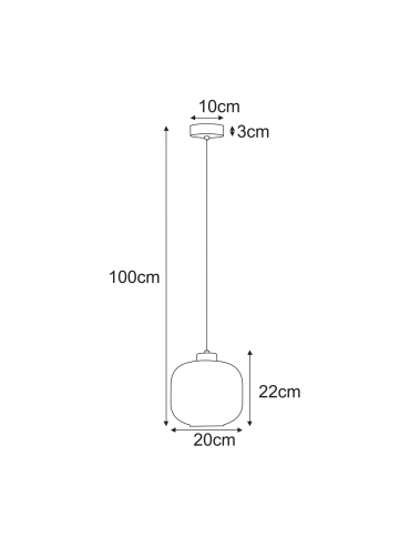 Lampa wisząca K-5650  CLARK