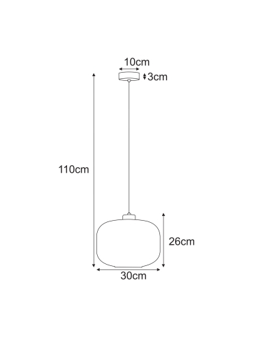 Lampa wisząca K-5641  SPARTA