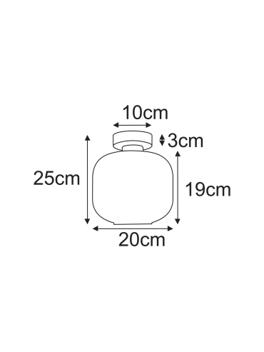 Lampa sufitowa K-5642  SPARTA