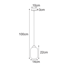 Lampa wisząca K-5740  FADIGA