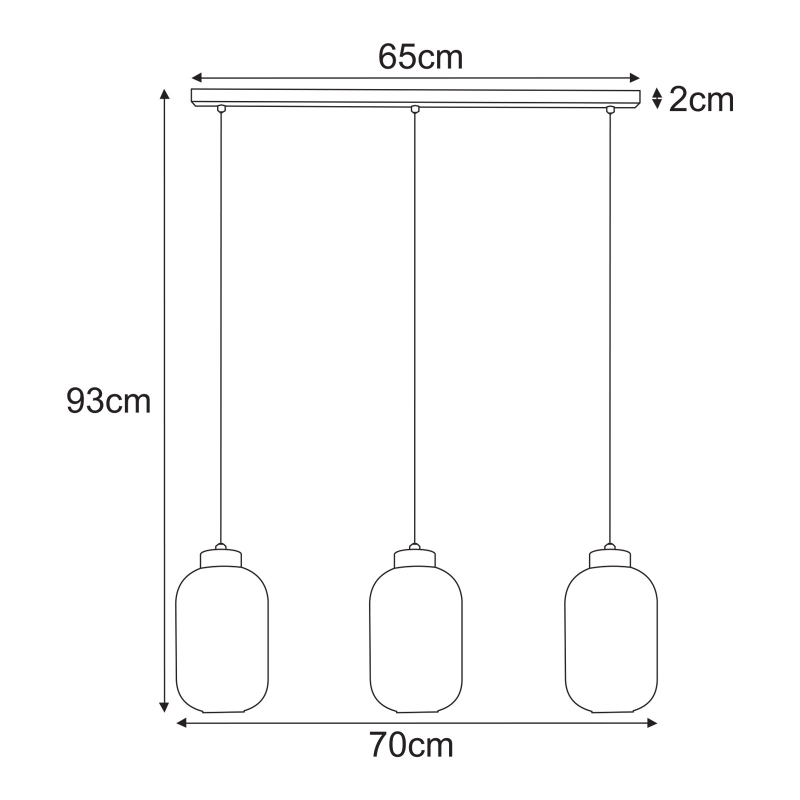 Lampa wisząca K-5744  FADIGA