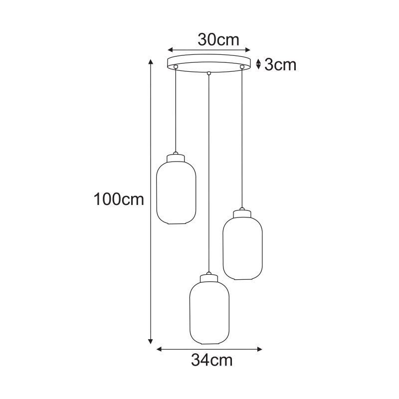 Lampa wisząca K-5755  SILVA