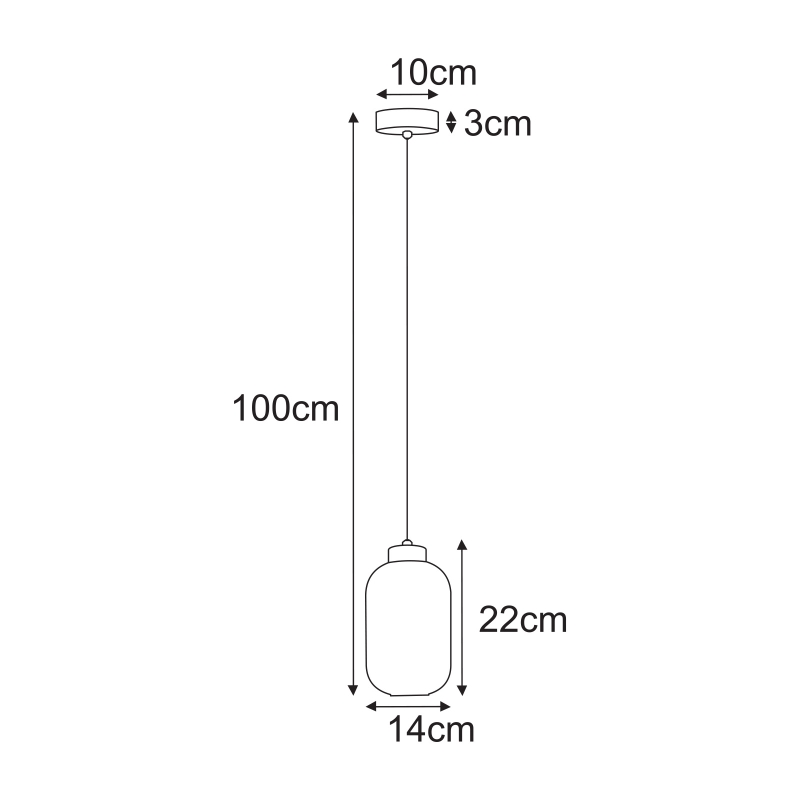 Lampa wisząca K-5730  VILAR