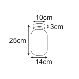 Lampa sufitowa K-5732 VILAR