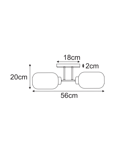 Lampa sufitowa K-5733  VILAR