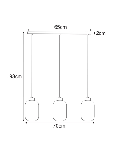 Lampa wisząca K-5734  VILAR