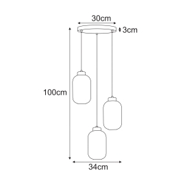 Lampa wisząca K-5735  VILAR