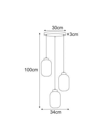 Lampa wisząca K-5735  VILAR