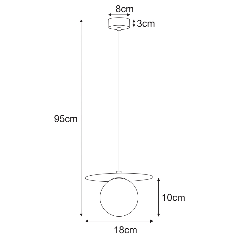 Lampa wisząca K-5445  ROBIN