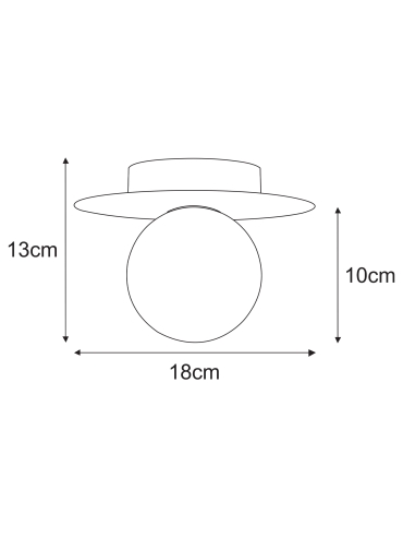 Lampa sufitowa K-5432  ROBIN
