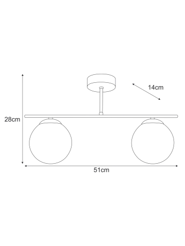 Lampa sufitowa K-5168  GAMMA