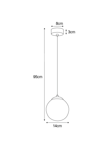 Lampa wisząca K-5790  SAVIA