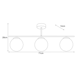Lampa wisząca K-5792  SAVIA
