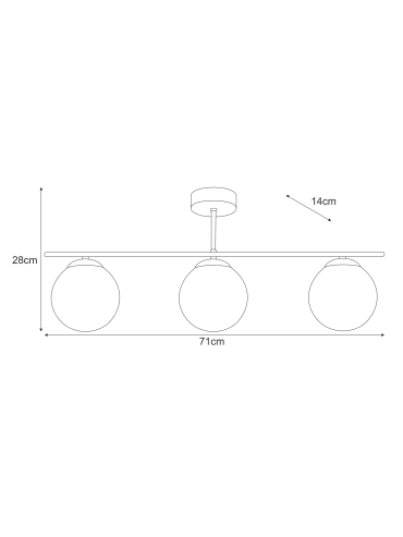 Lampa wisząca K-5792  SAVIA