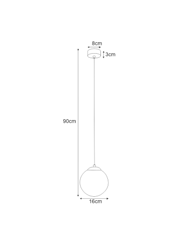 Lampa wisząca K-5401  LUMIA