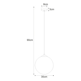 Lampa wisząca K-5402  LUMIA