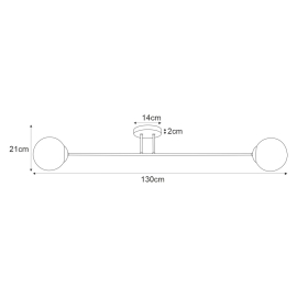 Lampa sufitowa K-5405  LUMIA