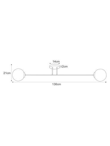 Lampa sufitowa K-5405  LUMIA