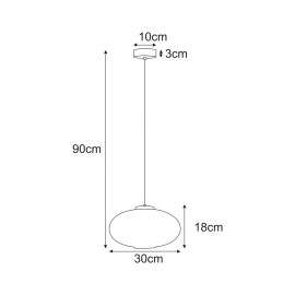 Lampa wisząca K-5676  ARCO