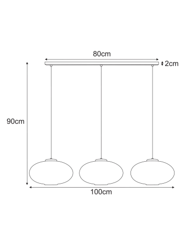 Lampa wisząca K-5678  ARCO