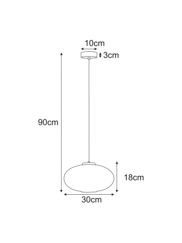 Lampa wisząca K-5673  DROP
