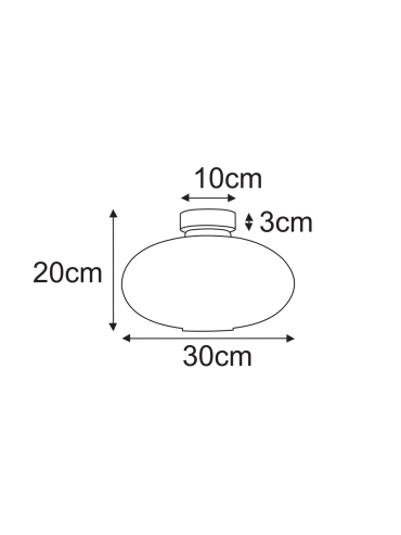 Lampa sufitowa K-5674  DROP
