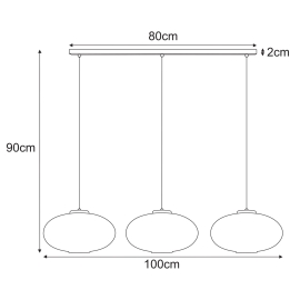 Lampa wisząca K-5675  DROP