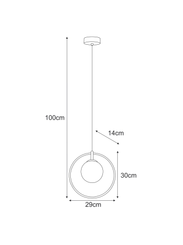 Lampa wisząca K-5476  VENTA