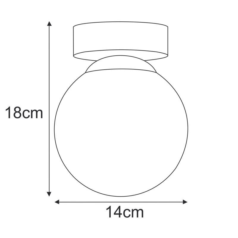 Lampa sufitowa K-5366  PIRO