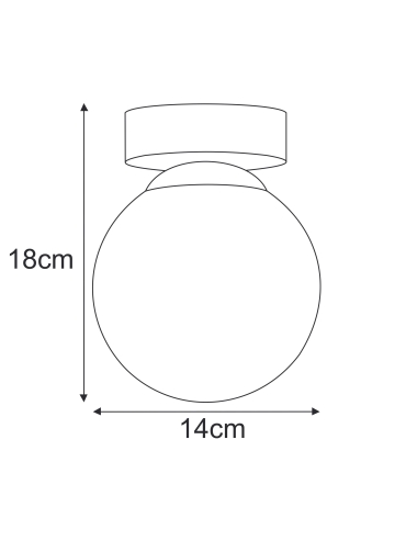 Lampa sufitowa K-5366  PIRO