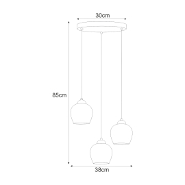 Lampa wisząca K-5601  ABRO
