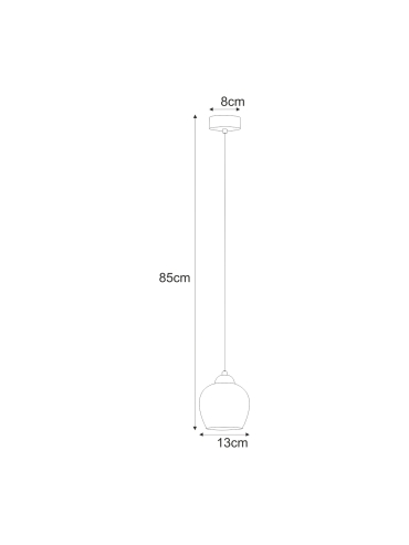 Lampa wisząca K-5610  NIRA