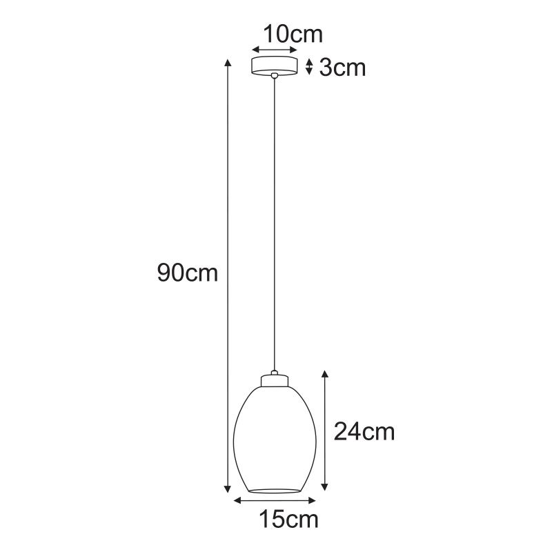Lampa wisząca K-5720  BALBO