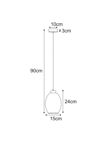 Lampa wisząca K-5720  BALBO