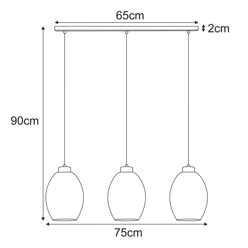 Lampa wisząca K-5721  BALBO