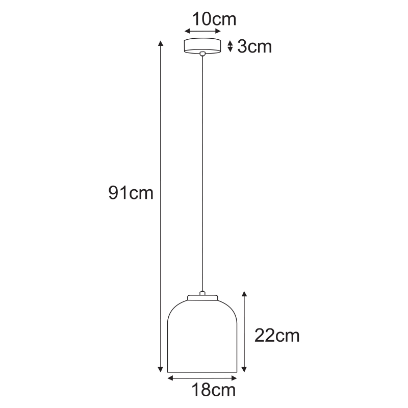 Lampa wisząca K-5620  CAPRI