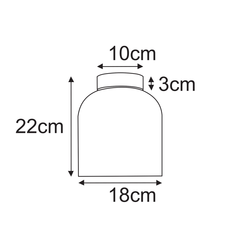 Lampa sufitowa K-5622  CAPRI