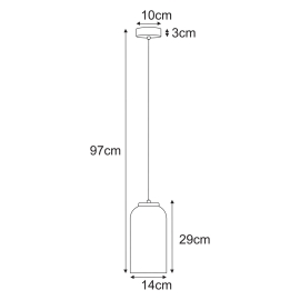 Lampa wisząca K-5631  INGA