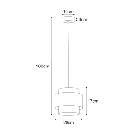 Lampa wisząca K-5280  AMOS