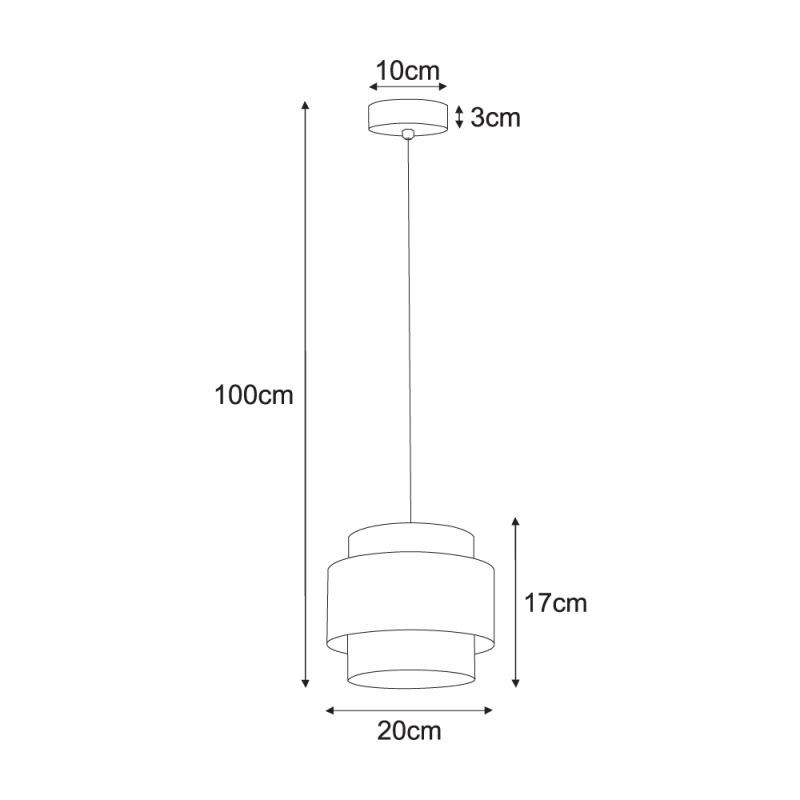 Lampa wisząca K-5280  AMOS