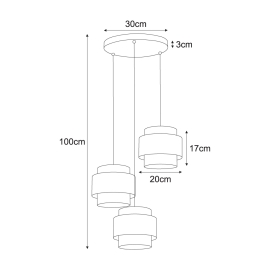 Lampa wisząca K-5282  AMOS