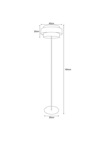 Lampa podłogowa K-5285  AMOS