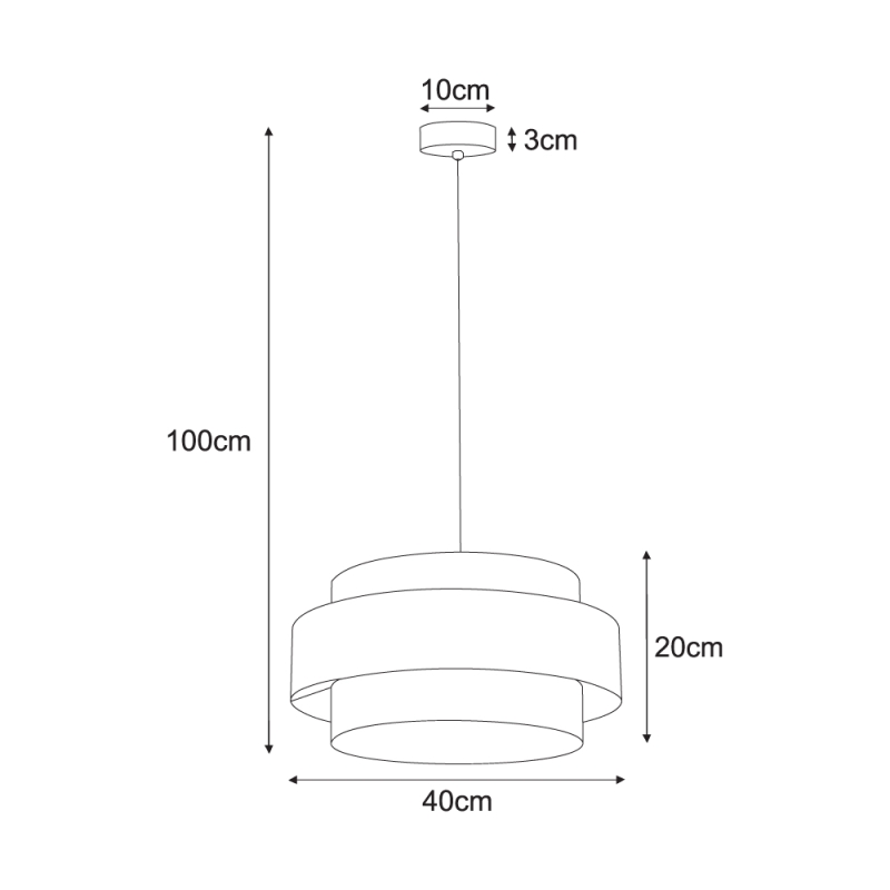Lampa wisząca K-5271  CEZAR