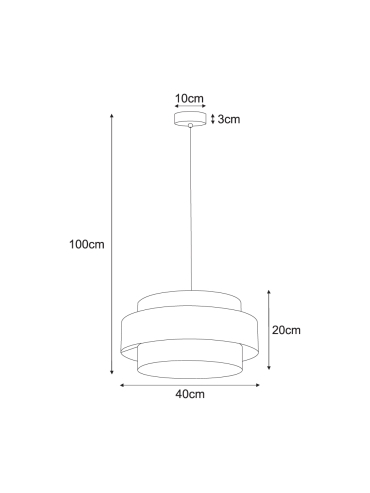 Lampa wisząca K-5271  CEZAR