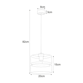 Lampa wisząca K-5500  MALAVI
