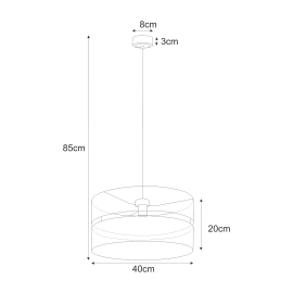 Lampa wisząca K-5501  MALAVI