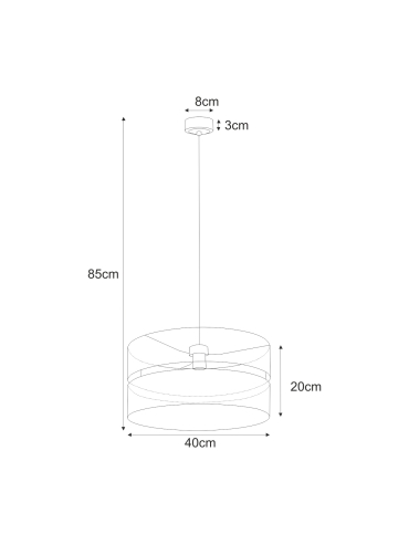 Lampa wisząca K-5501  MALAVI