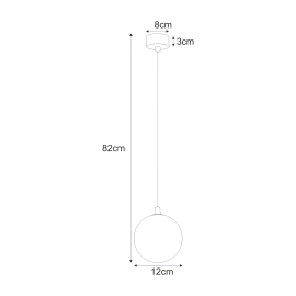 Lampa wisząca K-5560  GALAXY
