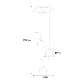 Lampa wisząca K-5561  GALAXY