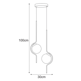 Lampa wisząca K-5337  VELA